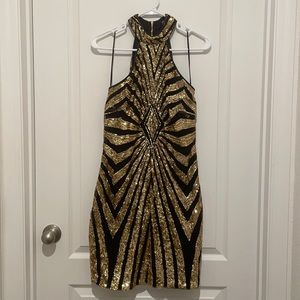 Fashion Nova Mock Neck mini dress